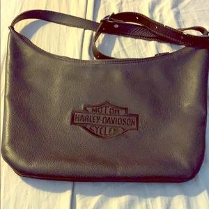 Black purse,Harley on it